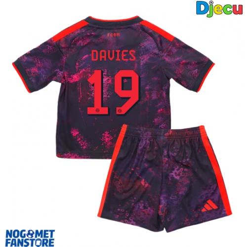Bayern Munich Alphonso Davies #19 Rezervni Dres za djecu 2026-27 Kratak Rukav (+ Kratke hlače)